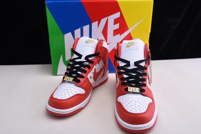 nike dunk high pro sb red stars 307385-161