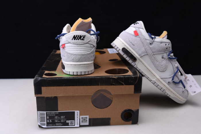 nike dunk low ofw lot 18 dj0950-112
