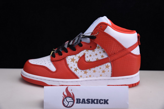nike dunk high pro sb red stars 307385-161