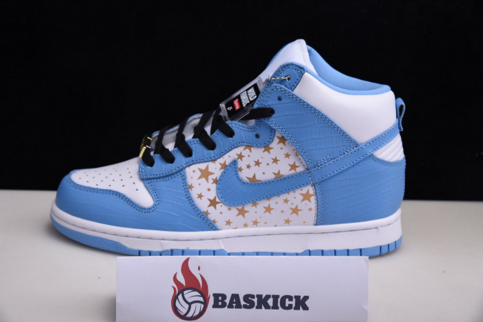 nike dunk high pro sb blue stars 307385-141