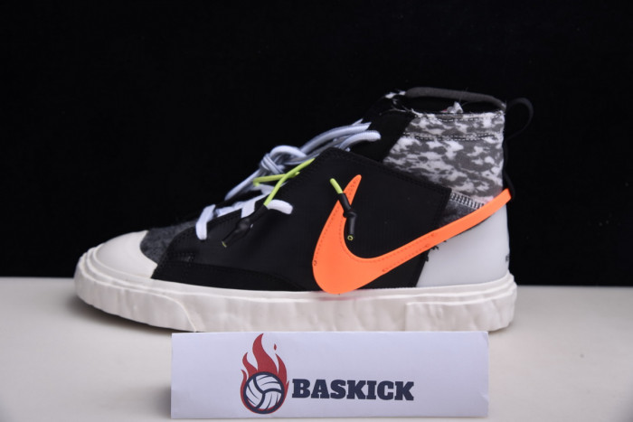 nike blazer mid readymade black - cz3589-001