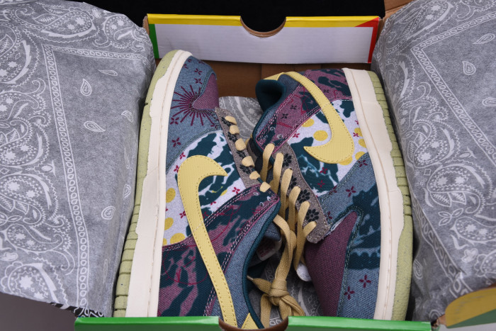 nike dunk low lemon wash multi-color cz9747-900