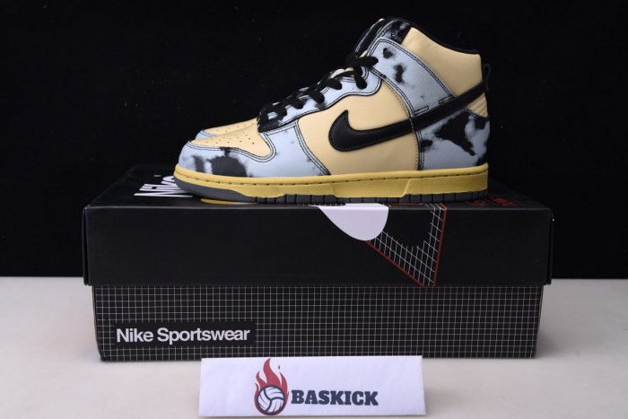 nike dunk high 1985 black acid wash dd9404-700