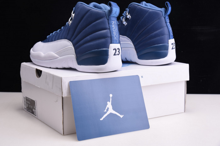 jordan 12 retro stone blue - 130690-404