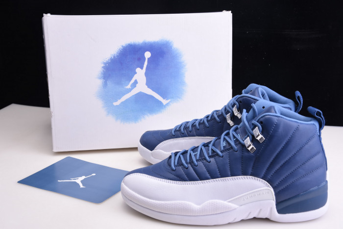 jordan 12 retro stone blue - 130690-404