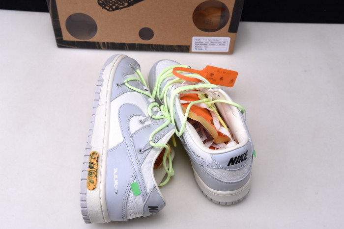 nike dunk low ofw lot 43 dm1602-128