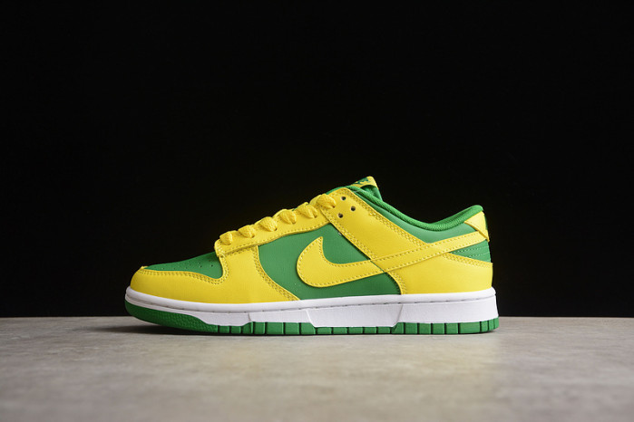 nike sb dunk low reverse brazil - dv0833-300
