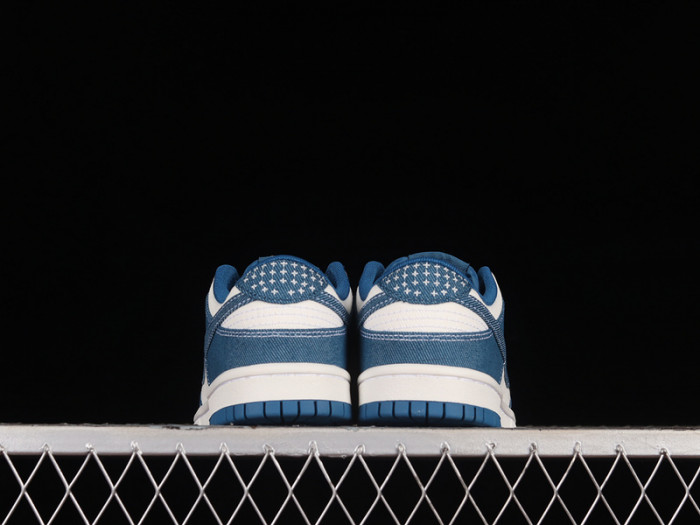 nike dunk low industrial blue sashiko dv0834 101