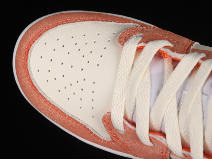 jordan 1 mid se orange suede (gs) - dv1336-800