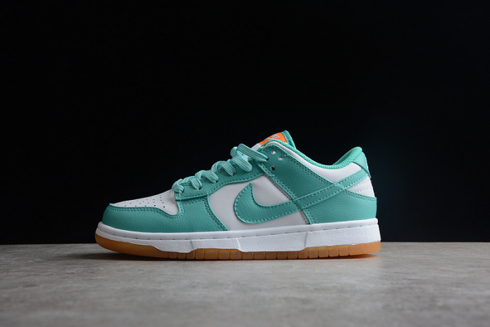 nike dunk low white turquoise dv2190-100