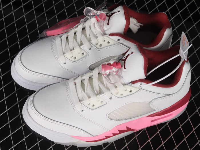 air jordan 5 low gs crafted for her white dx4390-116