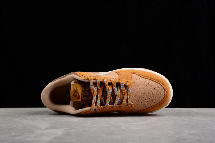 nike sb dunk low wheat brown white dz5350-288