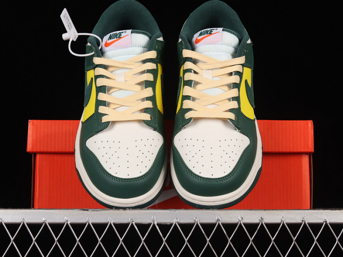 nike dunk low se noble green fd0350-133