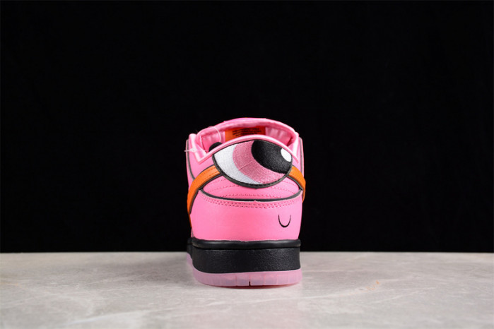 powerpuff girls x nike sb dunk low pro "blossom" fd2631-600