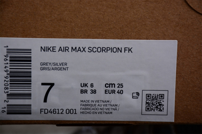 nike air max scorpion white tan silver fd4612-001