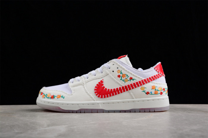 nike sb dunk low decon n7 white red fd6951-700