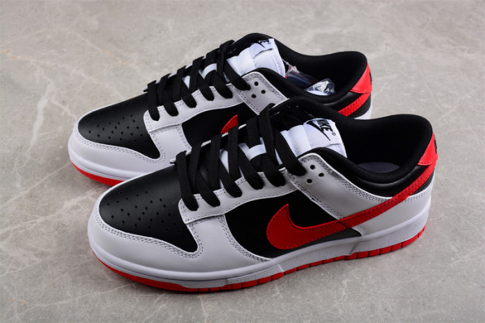nike dunk low "white/black/red" fd9762-061