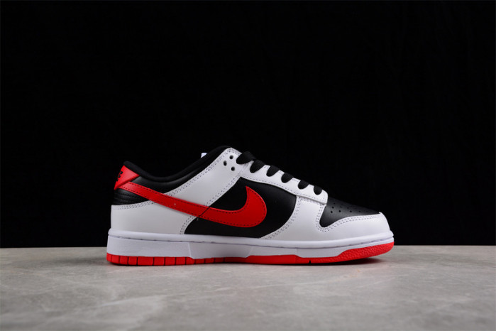 nike dunk low "white/black/red" fd9762-061