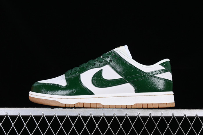 nike sb dunk low green ostrich gum fj2260-002