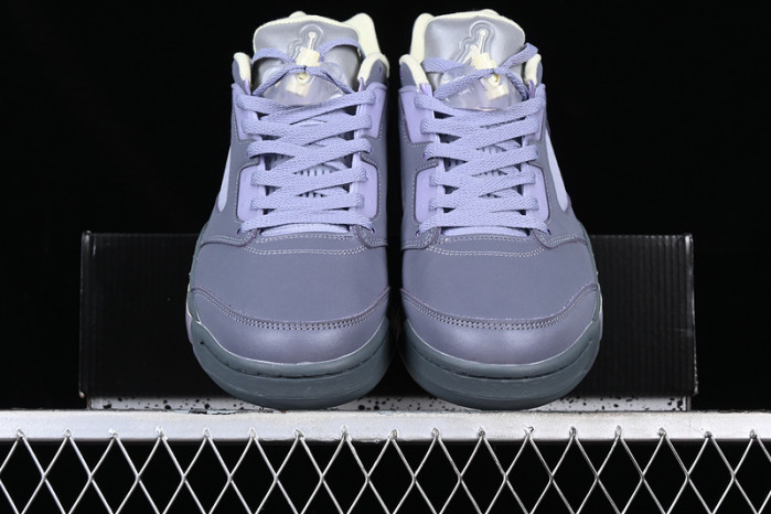 air jordan 5 low indigo haze white/blue/purple fj4563-500
