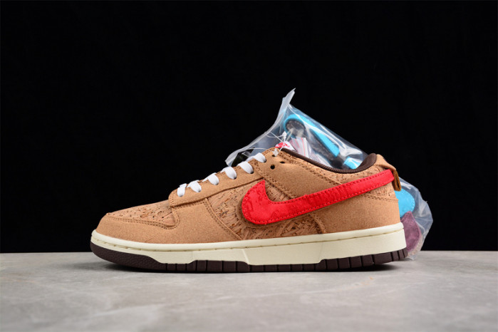 clot x nike dunk low "cork" fn0317-121