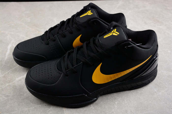 nike kobe 4 protro black university gold fq3544-001