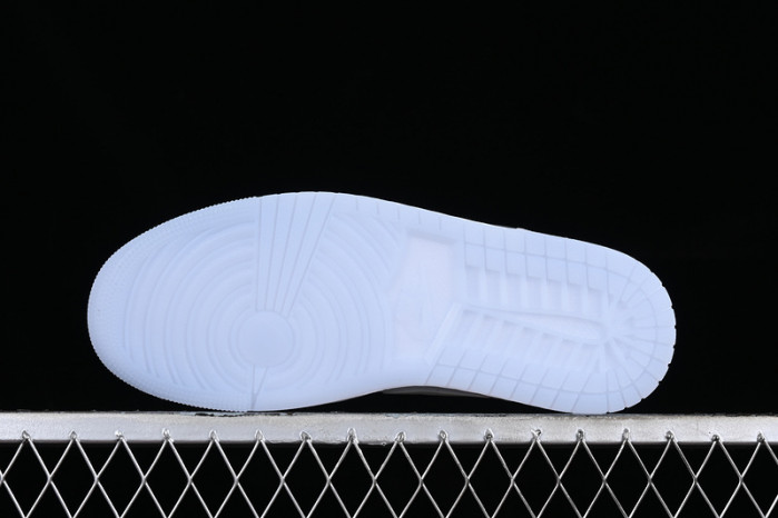 air jordan 1 low white/grey/silver fq9112-100