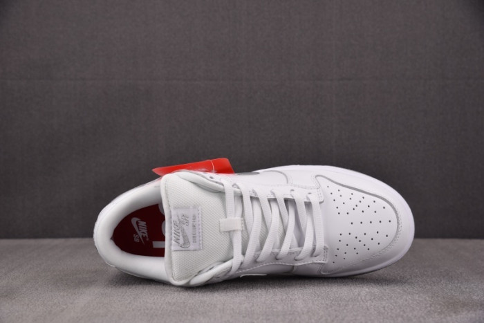 Nike SB Dunk Low White Metallic Silver - HQ8487-100