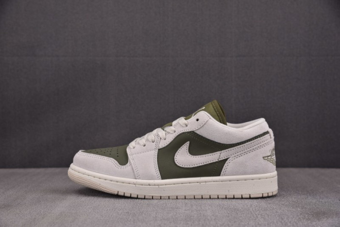 Air Jordan 1 Low SE Medium Olive Sail HV4089-201
