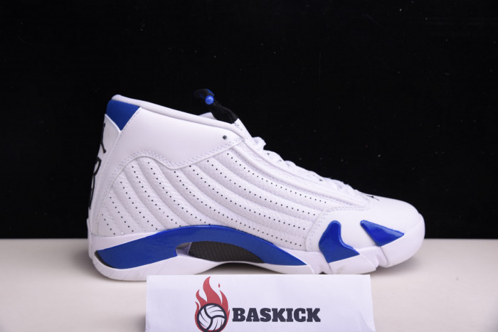 air jordan 14 retro white hyper royal - 487471-104