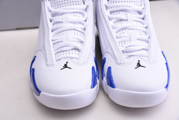 air jordan 14 retro white hyper royal - 487471-104