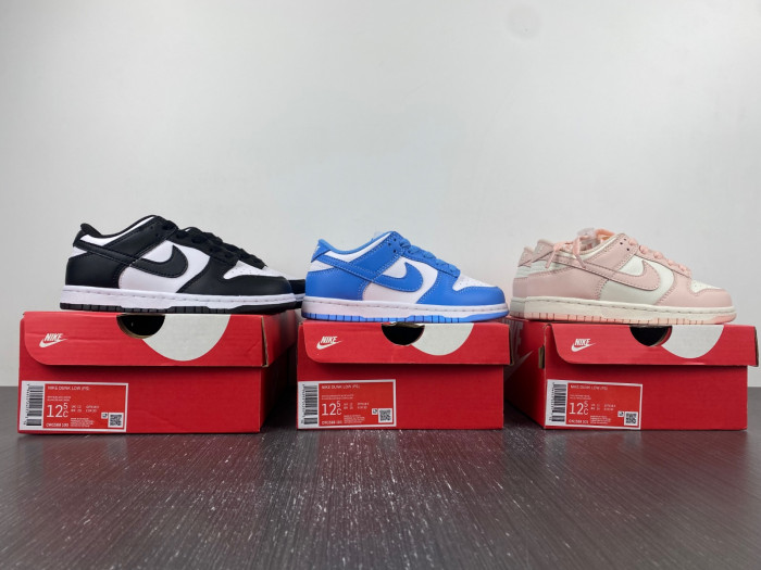 nike dunk low sp orange pearl kids-cw1588-101