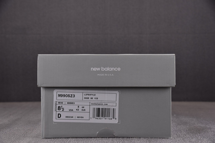 new balance 99ov3 miusa size orange cream m990sz3