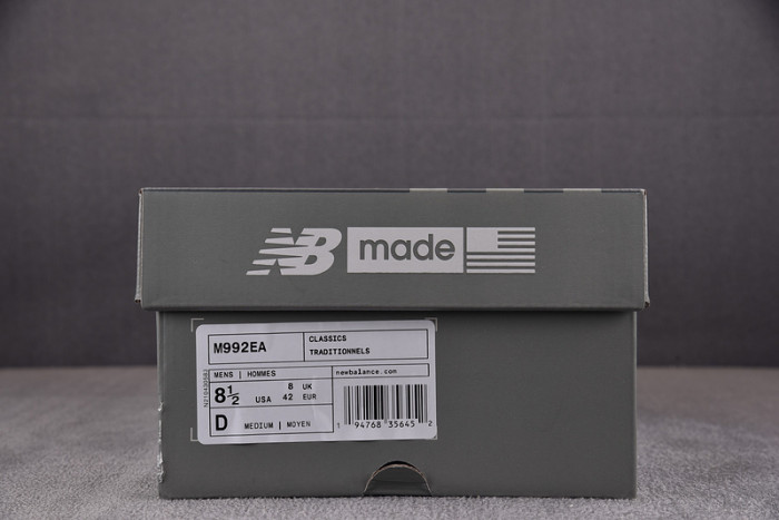 new balance 992 triple black - m992ea