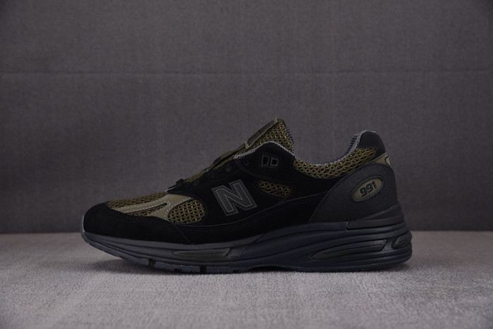 stone island x new balance 991v2 black olive u991sd2