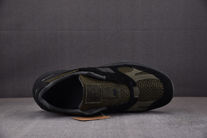 stone island x new balance 991v2 black olive u991sd2