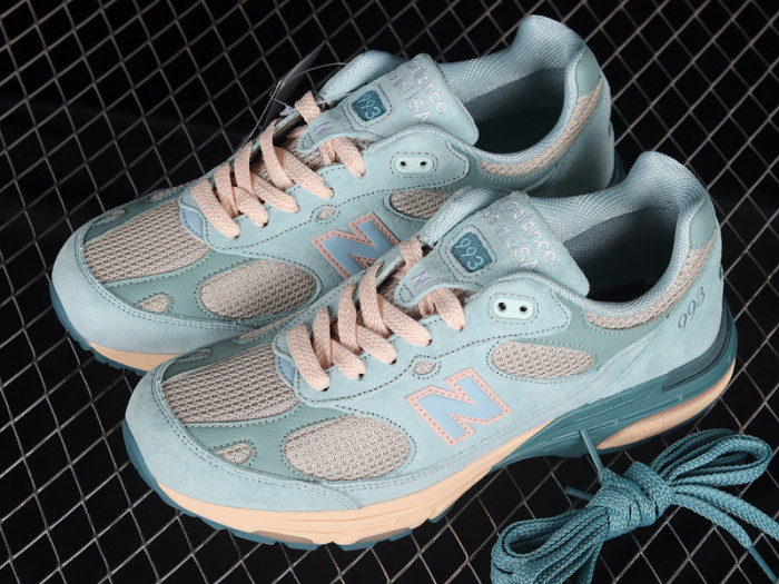 new balance 993 joe freshgoods performance art arctic blue wr993jf1